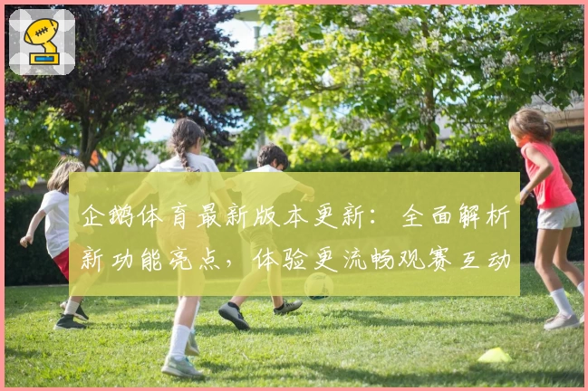 企鹅体育最新版本更新：全面解析新功能亮点，体验更流畅观赛互动
